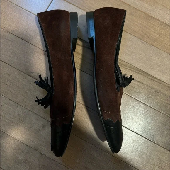 Longchamp Suede Loafers Flats - Picture 3 of 11